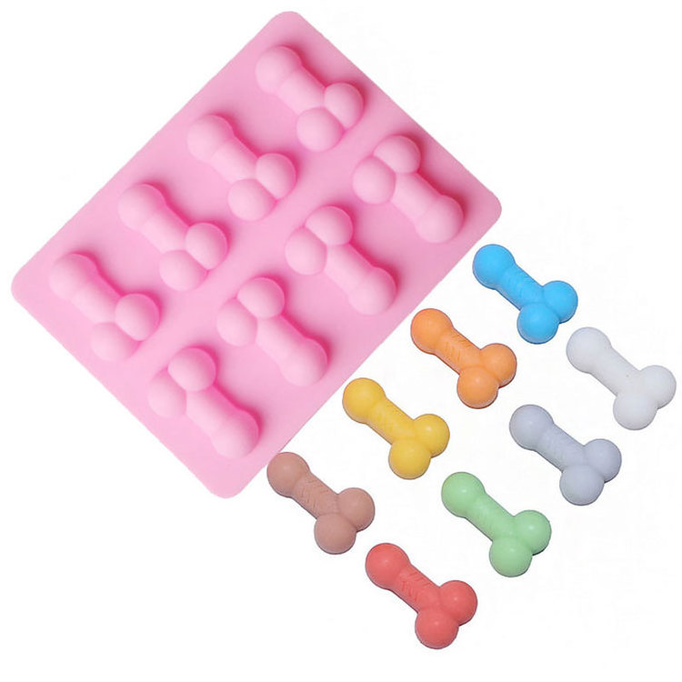 Ice Tray Sexy Penis Cube Cake Mold Silicone Mold Candle Moulds Sugar Craft Tools Chocolate Ice Mold