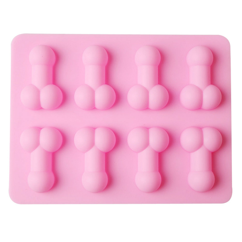 Ice Tray Sexy Penis Cube Cake Mold Silicone Mold Candle Moulds Sugar Craft Tools Chocolate Ice Mold