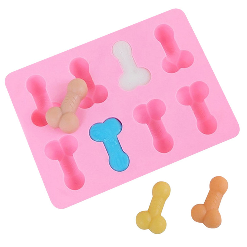 Ice Tray Sexy Penis Cube Cake Mold Silicone Mold Candle Moulds Sugar Craft Tools Chocolate Ice Mold