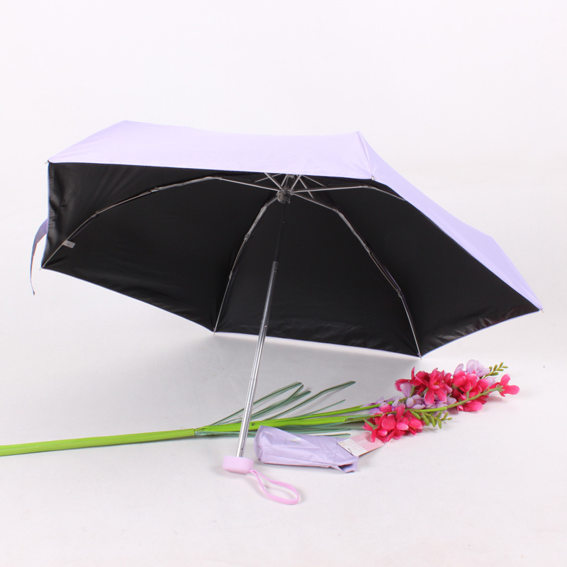 5fold small mini umbrella cheap uv pocket umbrella can put bag