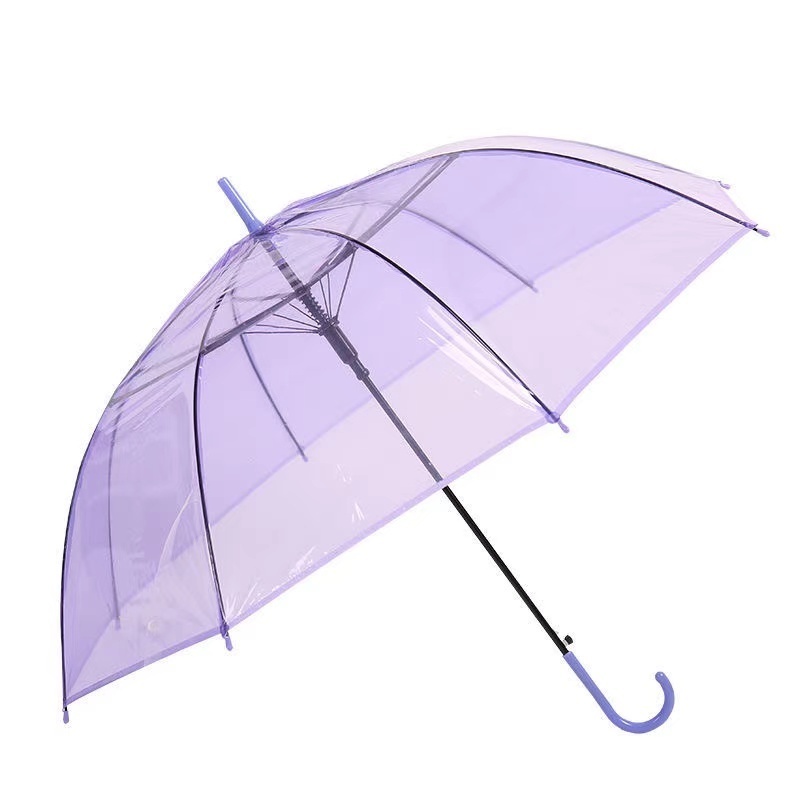 2023 New custom Customized color wholesale clear transparent cheap poe umbrella