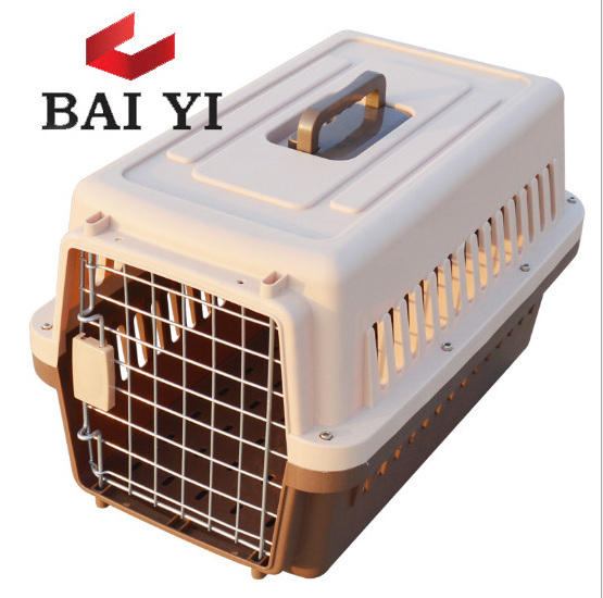 Trade Assurance Pet Product Plastic Dog Flight Cage For Transport