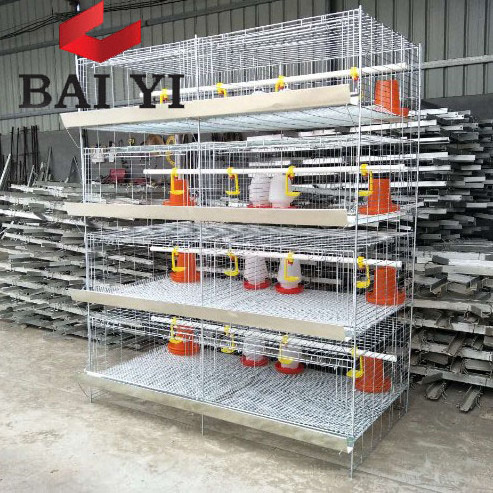 Poultry Farm Baby Chick Brooder Cage/Day Old Chicken Cage/Battery Pullet Rearing Cage