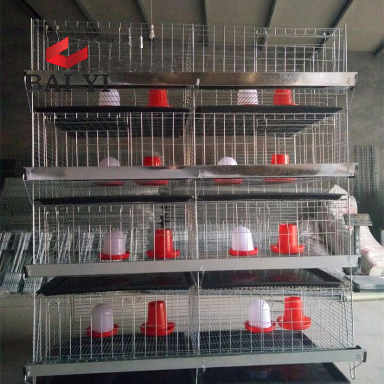 Poultry Farm Baby Chick Brooder Cage/Day Old Chicken Cage/Battery Pullet Rearing Cage