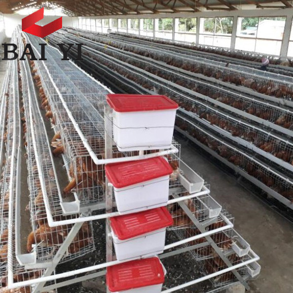 Best Selling Products 96,120,128,160 Birds Layer Poultry Battery Chicken Cages For Sale