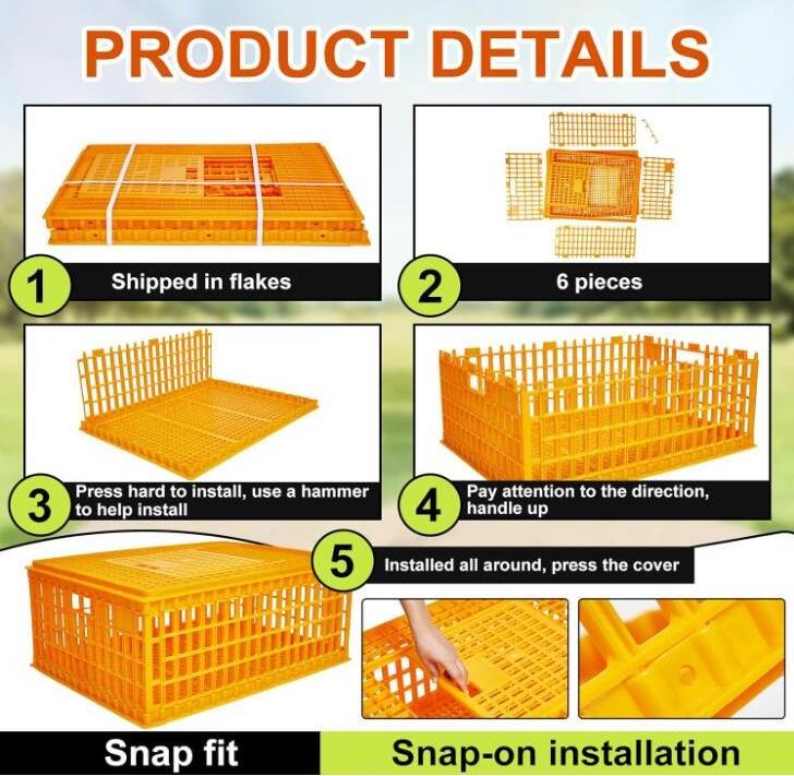 96cm poultry transport crates chicken carrier open top