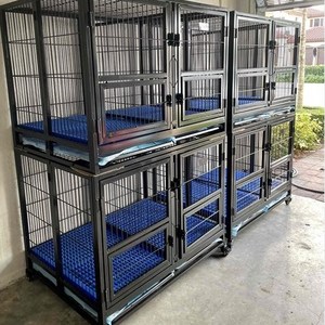 Dogs Application and Pet Cages Carriers Houses Type Dog Crate Cage Kennel