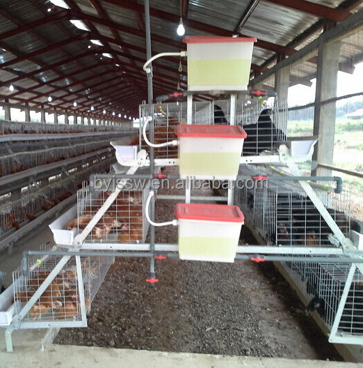 4 Tiers Layer Chicken Poultry Battery Cages for Nigerian Farm