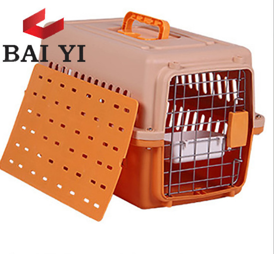 Trade Assurance Pet Product Plastic Dog Flight Cage For Transport