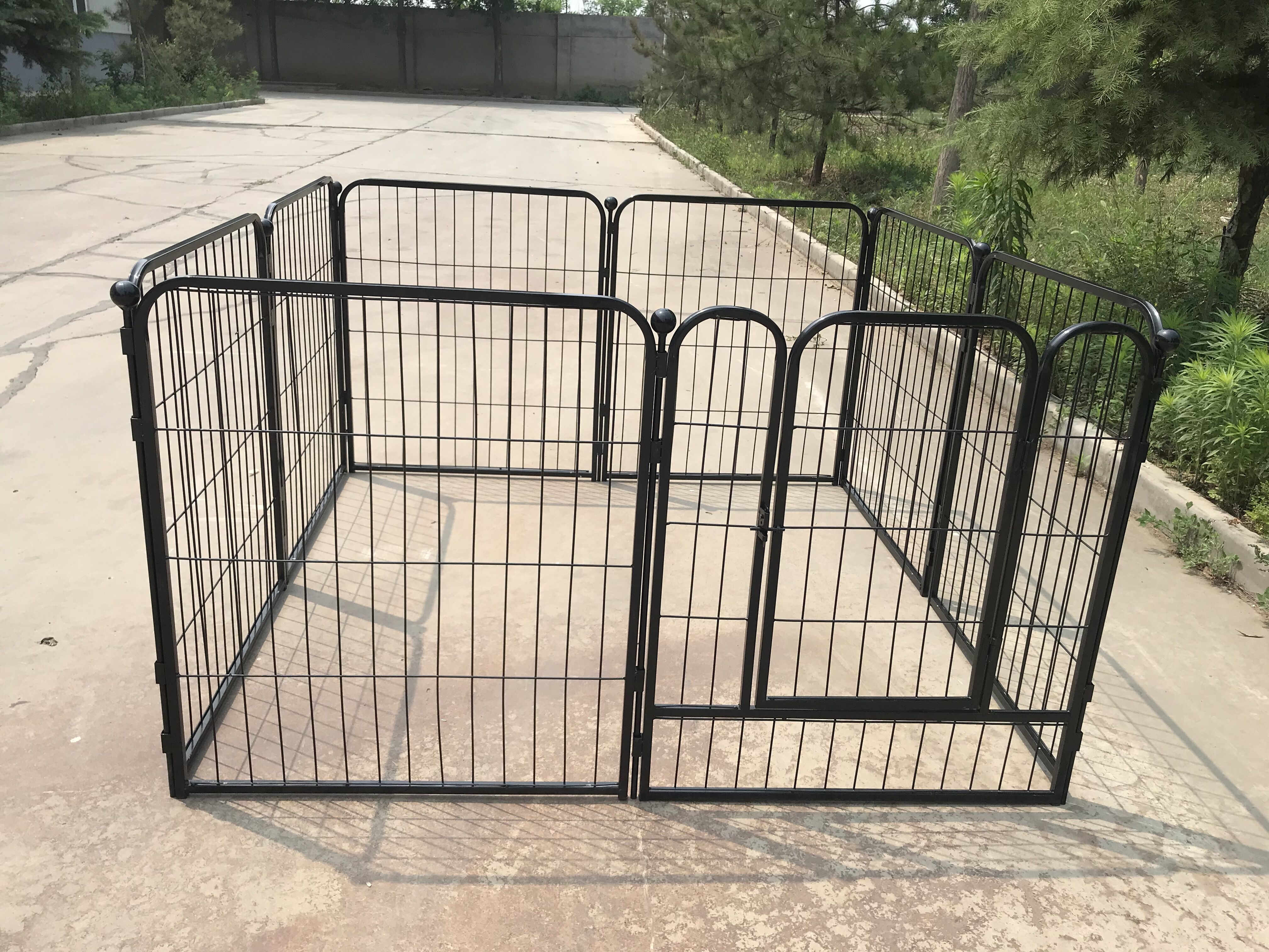 Indoor Outdoor Heavy Duty Folding Metal Large Dog Fence