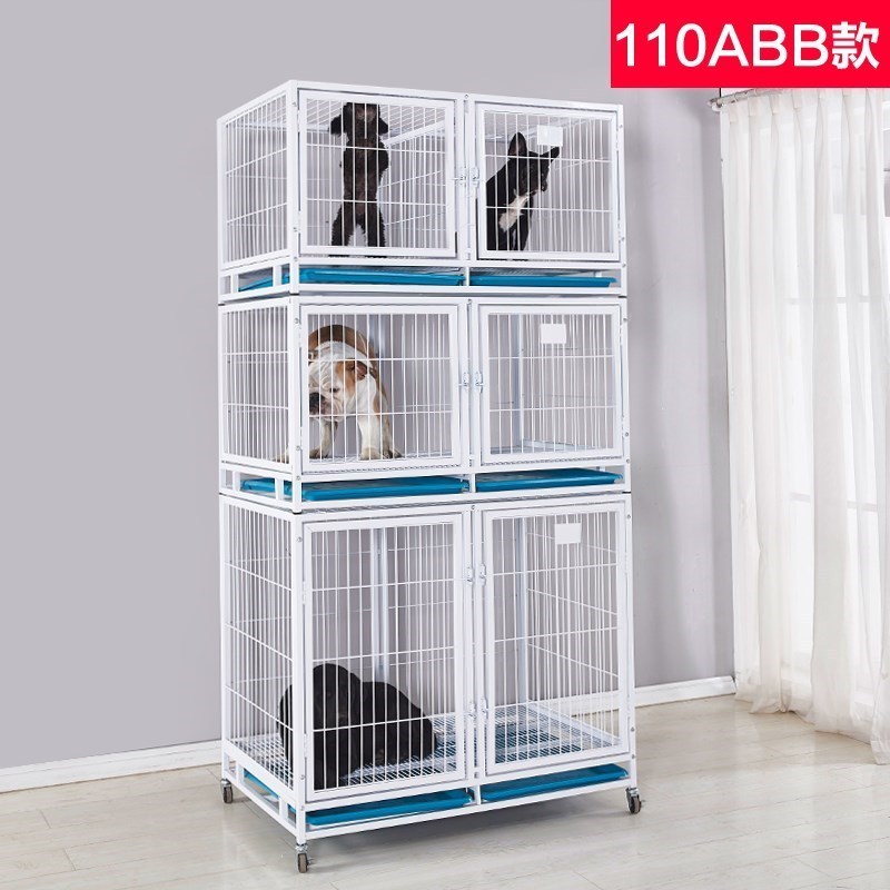 Heavy Duty Strong Pet Cage With Wheels For Dog Cat Bird Pigeon