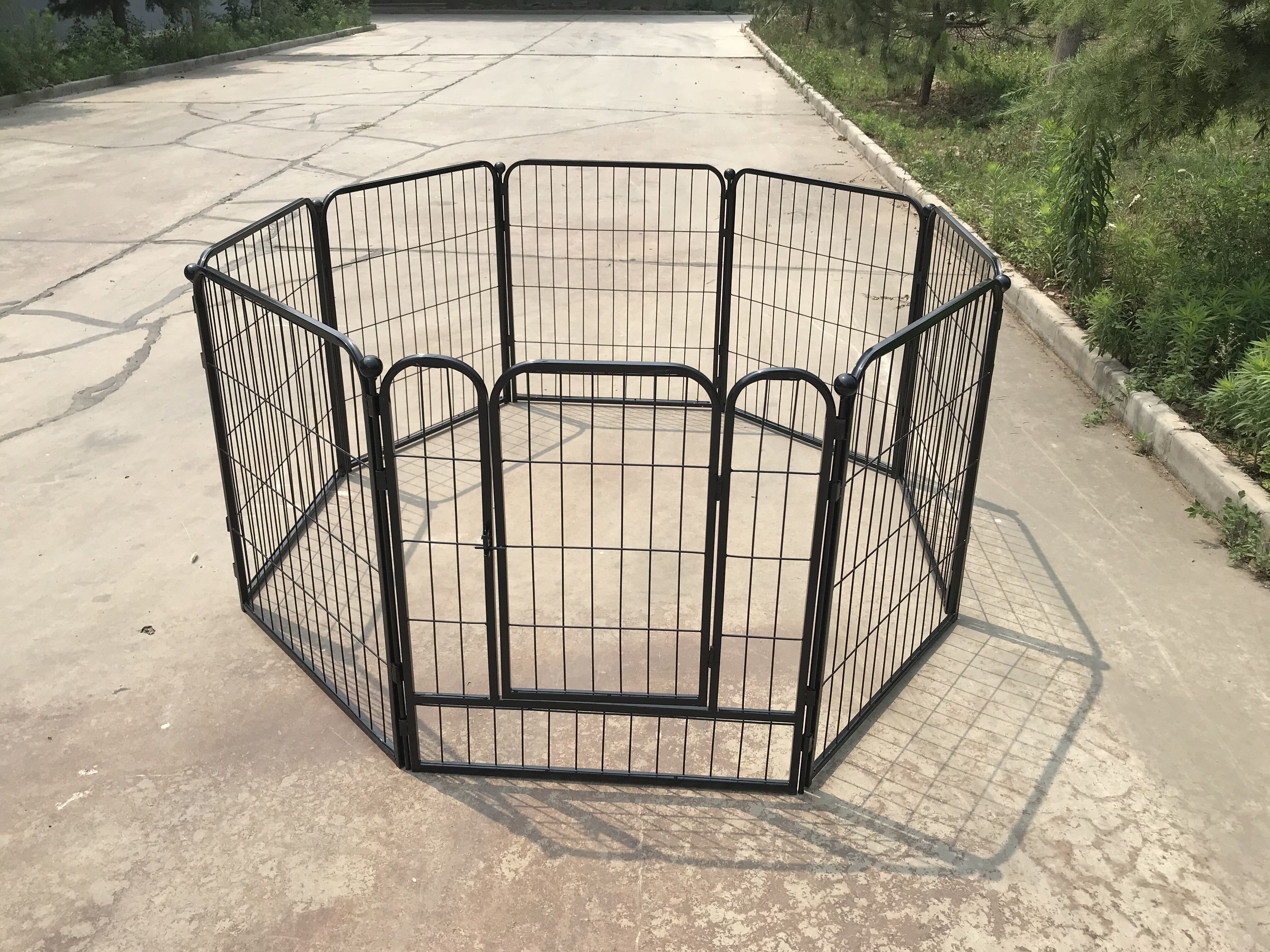 Indoor Outdoor Heavy Duty Folding Metal Large Dog Fence