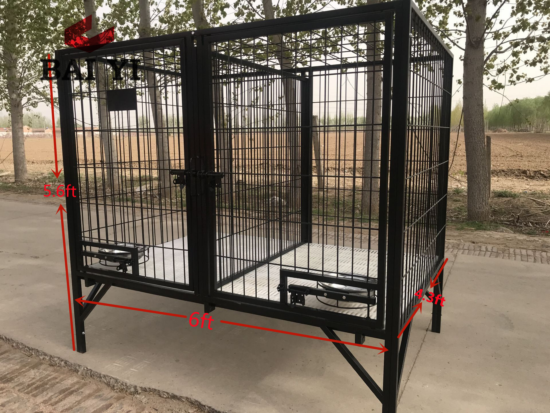 Eco-Friendly Large Dog Crates Large Dog Kennel In Sweden