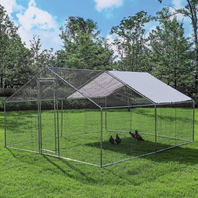 new modern large metal hen house cage run cheap chicken coop for 15 chickens