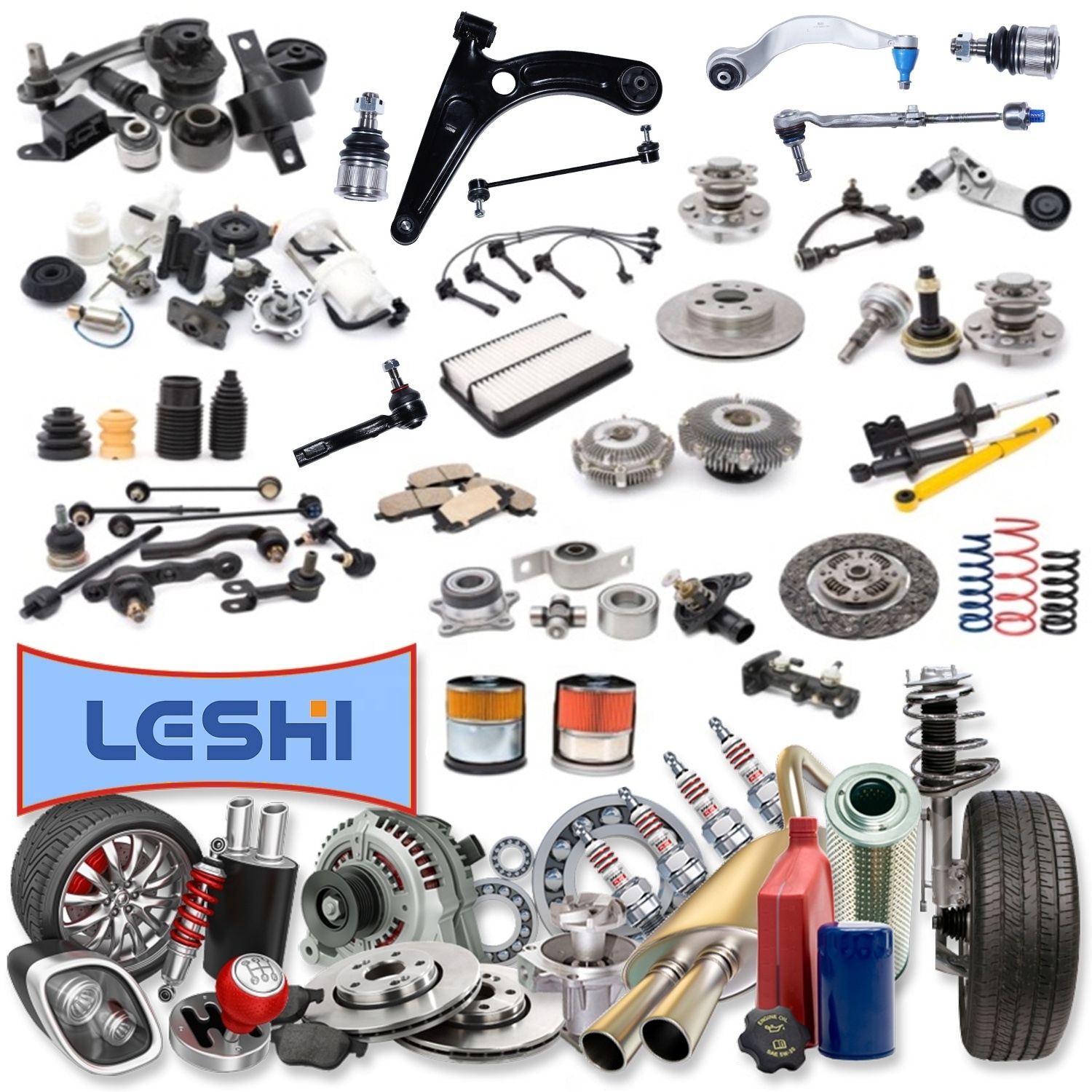 LESHI Chassis Accessories Compatible With Kia Front Lower Control Arm with Ball Joint and Bushing