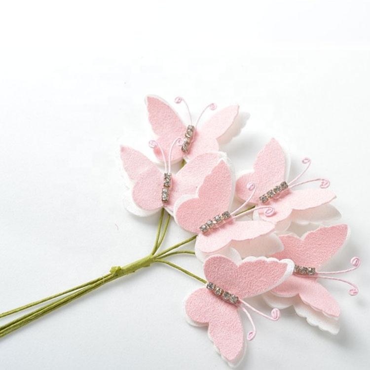 Wedding Decorations Wholesale Phalaenopsis  Single  Butterfly Orchid Artificial Flower For Home Decor