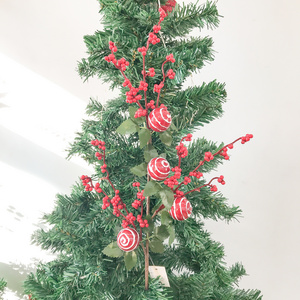 Artificial Christmas Pinecone Candy Christmas Flower Pine Branch