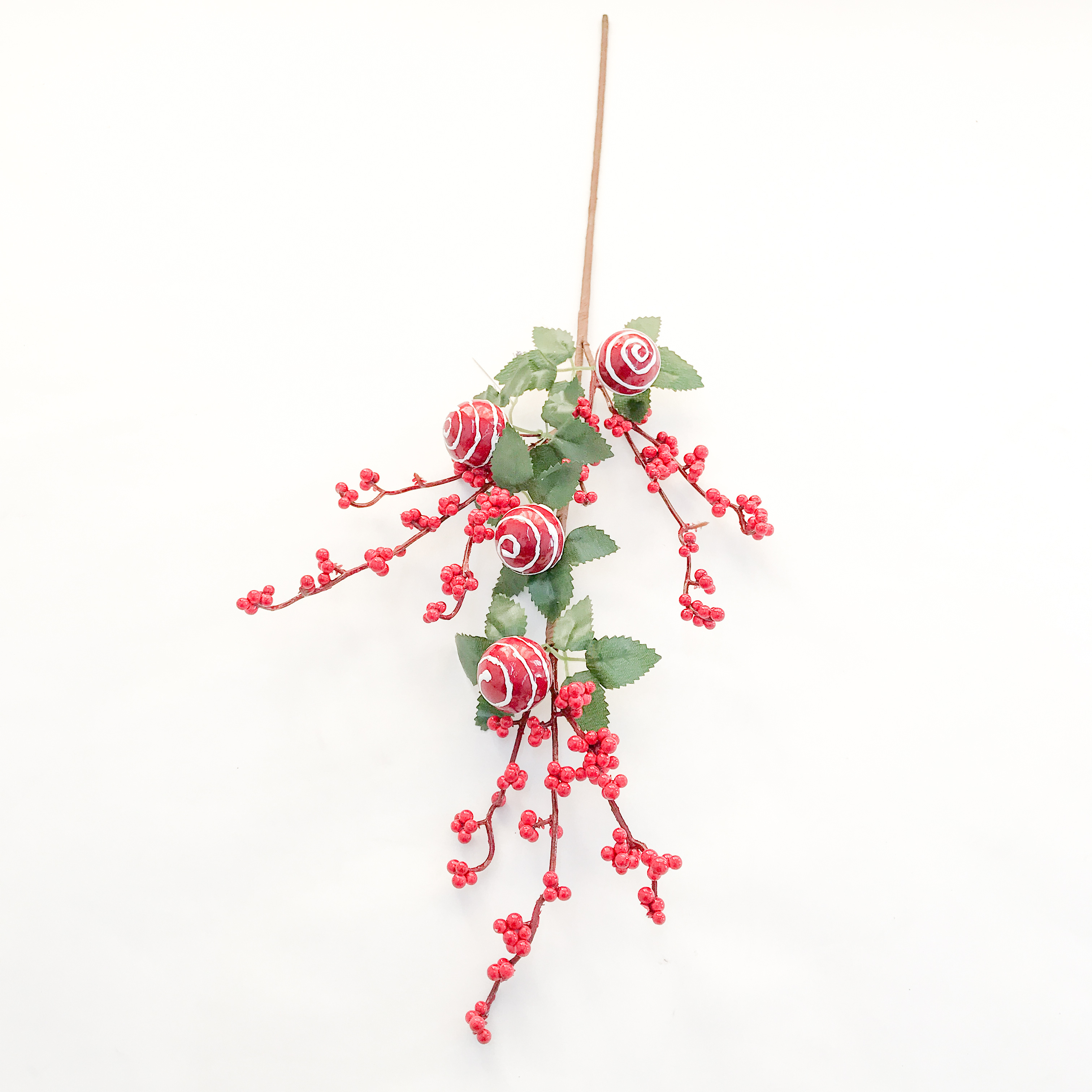 Artificial Christmas Pinecone Candy Christmas Flower Pine Branch