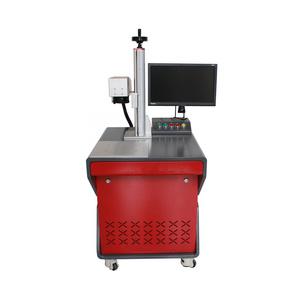 2021 new type  fiber laser marking machine 30w 20w 50w laser engraving for plastic ear tag cattle tag animal tags