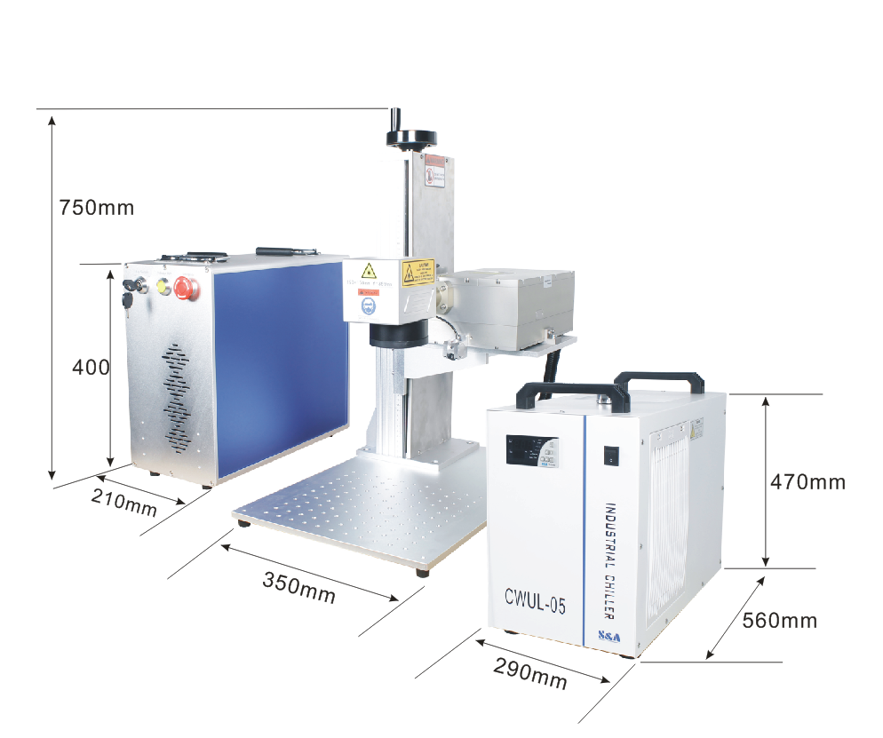 3W/5W/10W/15W High Speed Split type Portable High Precision CNC UV laser cutting machine