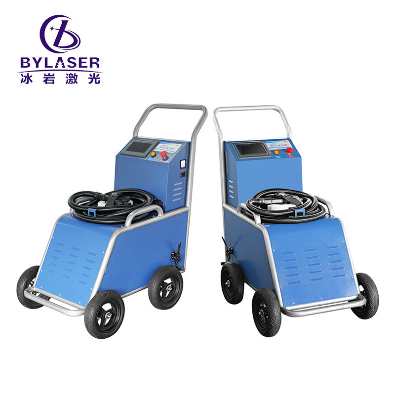 300W Pulse  Off-road Type Laser Cleaning Machine Rust And Paint Removal Portable Laser Wood Cleaning Machine