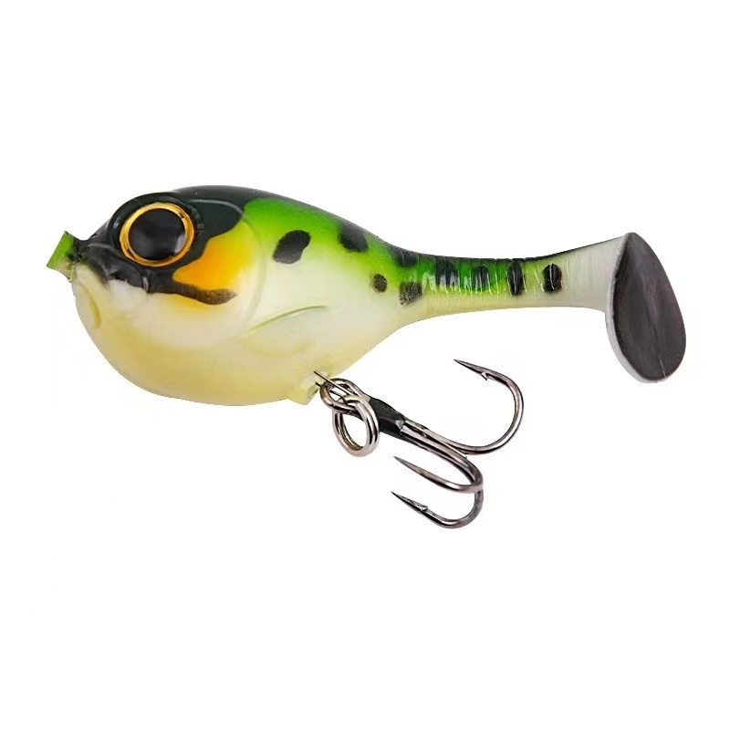 High Quality 9.5g 6.2cm Swimbait Fishing Lure Artificial Plastic Bionic 3D Eyes Baits Soft Shad Freshwater Saltwater River