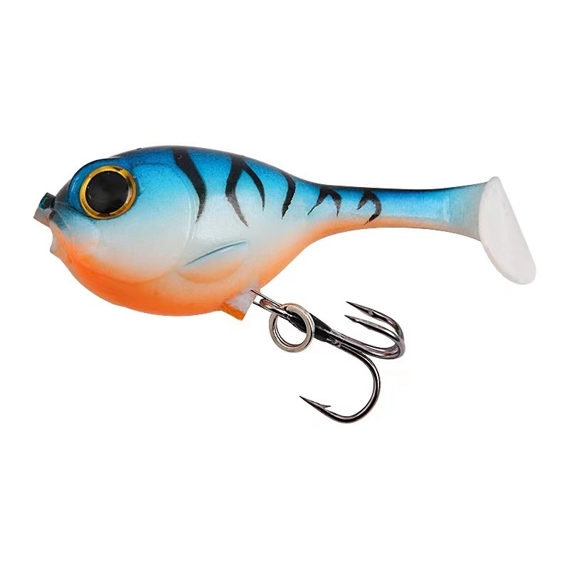 High Quality 9.5g 6.2cm Swimbait Fishing Lure Artificial Plastic Bionic 3D Eyes Baits Soft Shad Freshwater Saltwater River