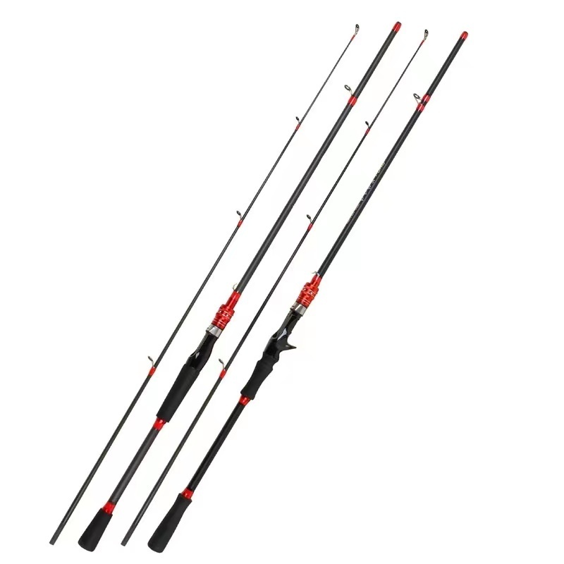 2024 High Performance Portable Long Casting 4.9FT - 8.9FT Length Carbon Fiber Telescopic Fishing Rods For Saltwater