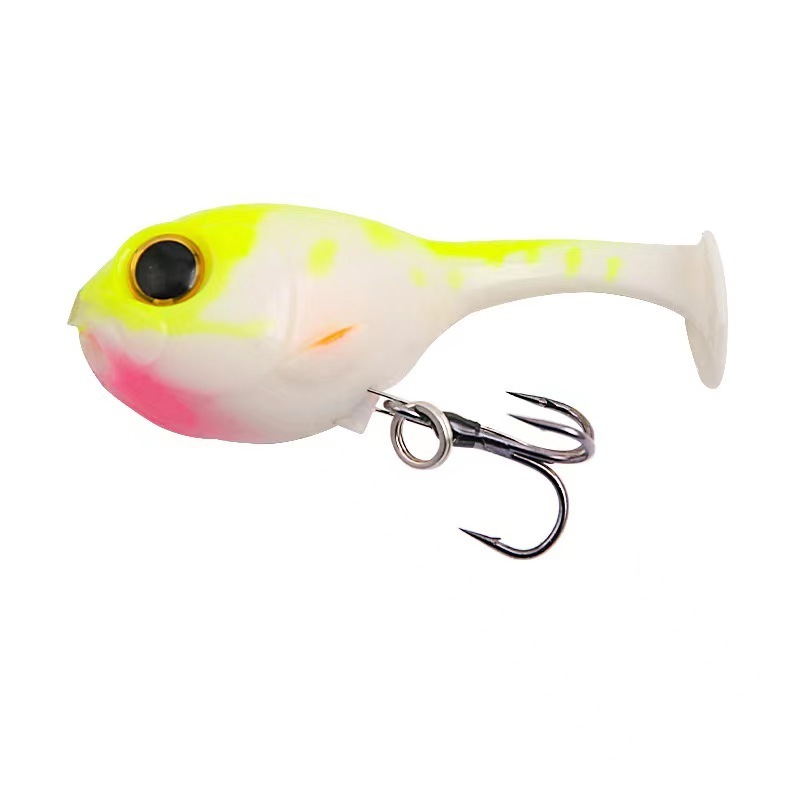 High Quality 9.5g 6.2cm Swimbait Fishing Lure Artificial Plastic Bionic 3D Eyes Baits Soft Shad Freshwater Saltwater River