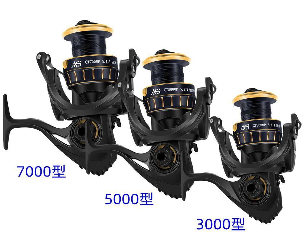 2024 Angler Dream CT3000/5000/7000P Full Metal Spinner Reels 5.1/1 Ratio Max Drag 20kg Sea Fishing Reels Spinning reels