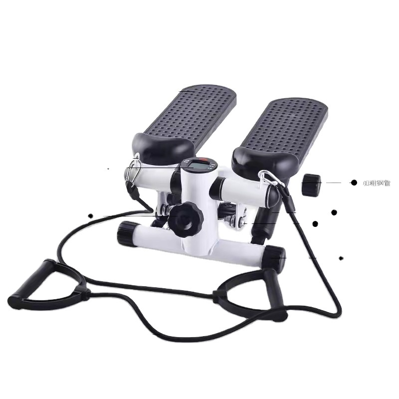 China Gym Exercise Step Aerobic Fitness Yoga Stair Elliptical Mini Twist Stepper Nordic Walking Machine With Resistance Bands