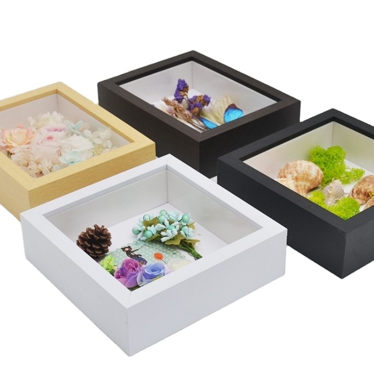 Decoration Solid Wood Frame Picture Photo Deep 3d Shadow Box Frame