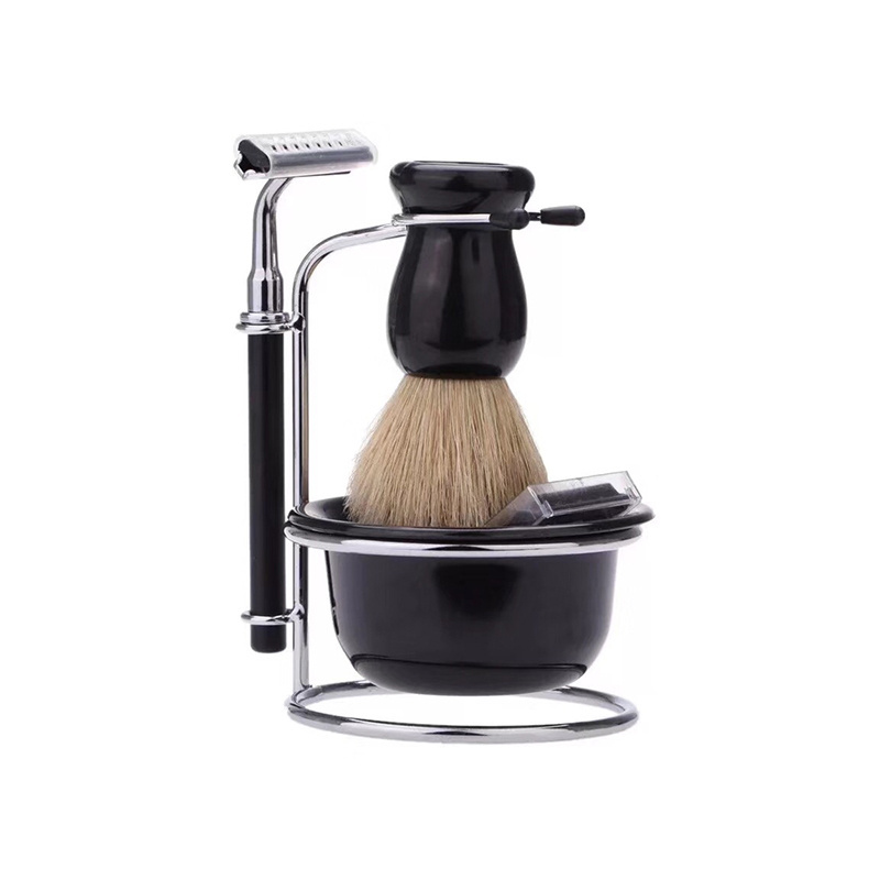 Hot Sale Shaving Brush Set Shaving Bowl And Brush Razors Stand Shave Brush Set