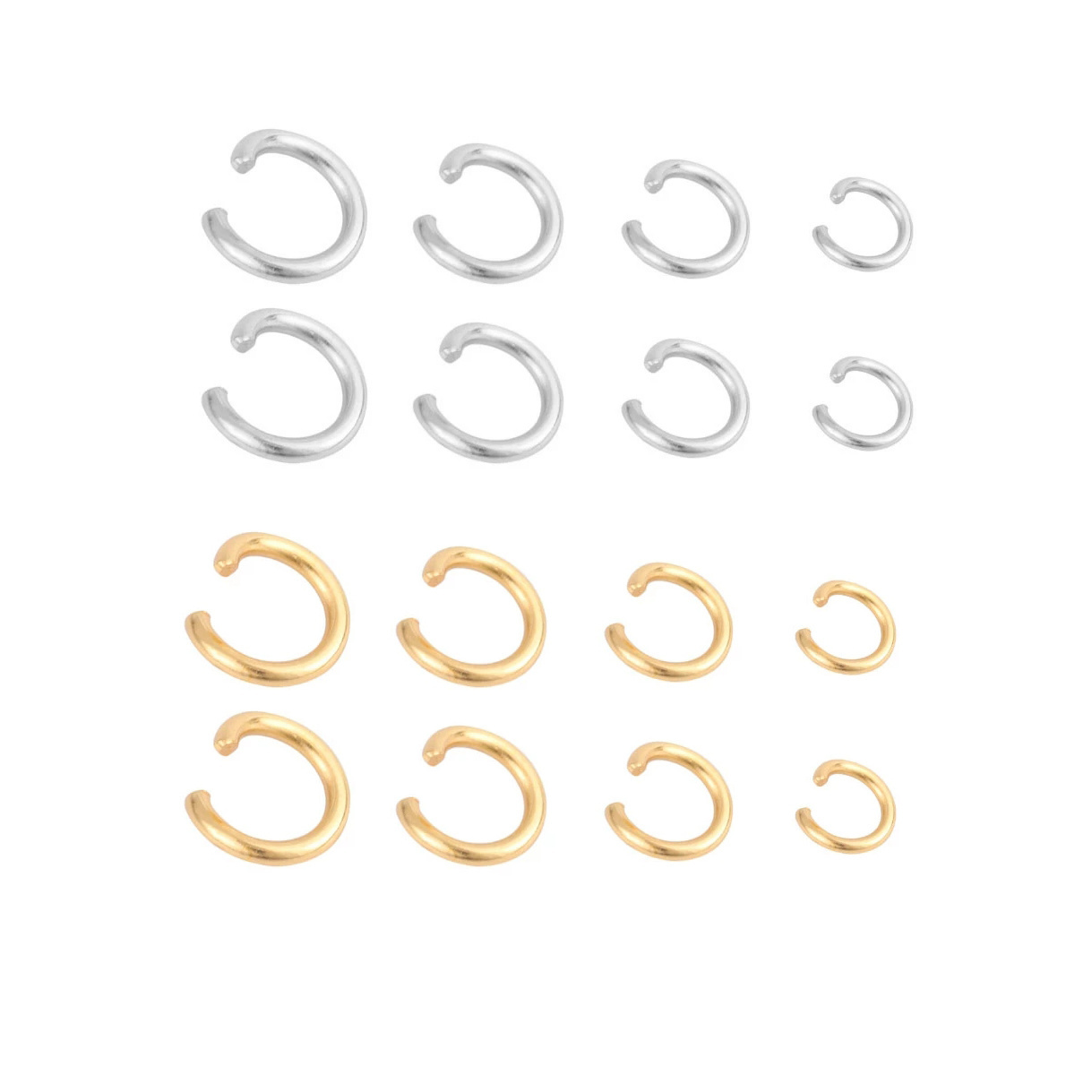 Stainless Steel Open Rings Jump Rings Connectors for DIY Making Jewelry Accessoires Earring Bracelet Necklace Jump Ring Findings