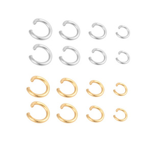 Stainless Steel Open Rings Jump Rings Connectors for DIY Making Jewelry Accessoires Earring Bracelet Necklace Jump Ring Findings