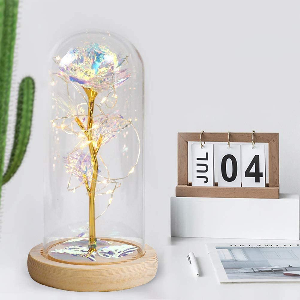 DIY Decoration Cloche Display Glass Dome with Wooden Gift Glass Europe Clear Hemisphere Dome Base Eco-friendly