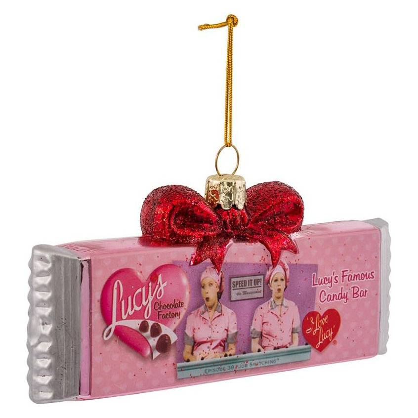 Lovely Glass Chocolate box Ornament Hanging Glass Blown Valentines Day Pendants Eco-friendly