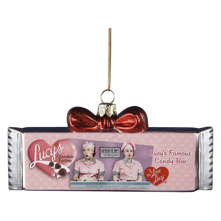 Lovely Glass Chocolate box Ornament Hanging Glass Blown Valentines Day Pendants Eco-friendly