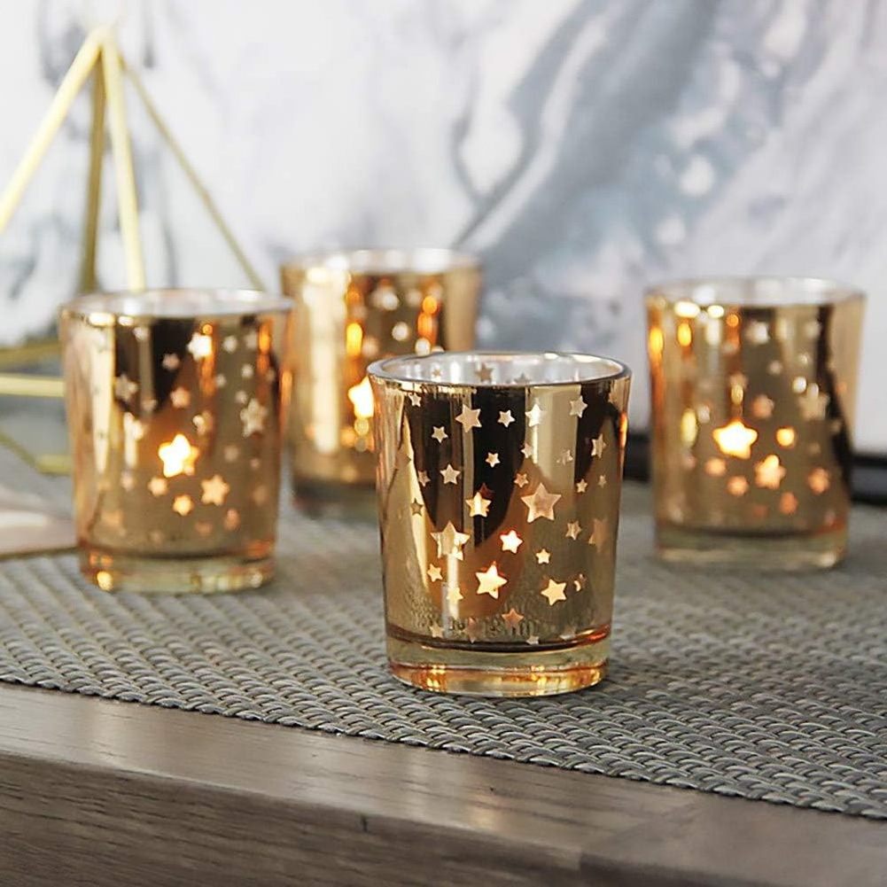 Home Decoration Popular Votive Glass Holder Votive Candle Holders Mercury Glass