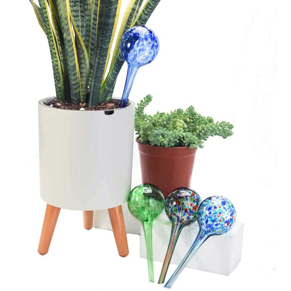 Glass Plant Watering Bulbs spikes self Watering Globes Garden Water drip Ball For Potted Plant aqua glob Eco-friendly