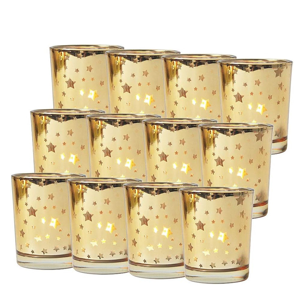 Home Decoration Popular Votive Glass Holder Votive Candle Holders Mercury Glass