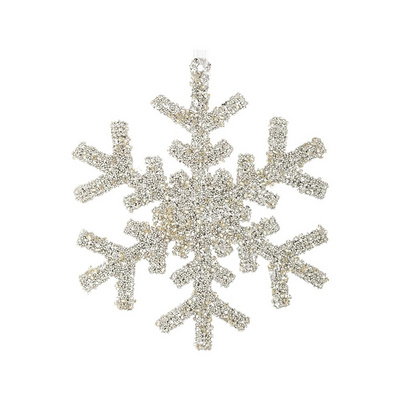 Glitter Christmas Tree Hanging Ornaments Christmas Decoration Snowflake Ornaments Eco-friendly