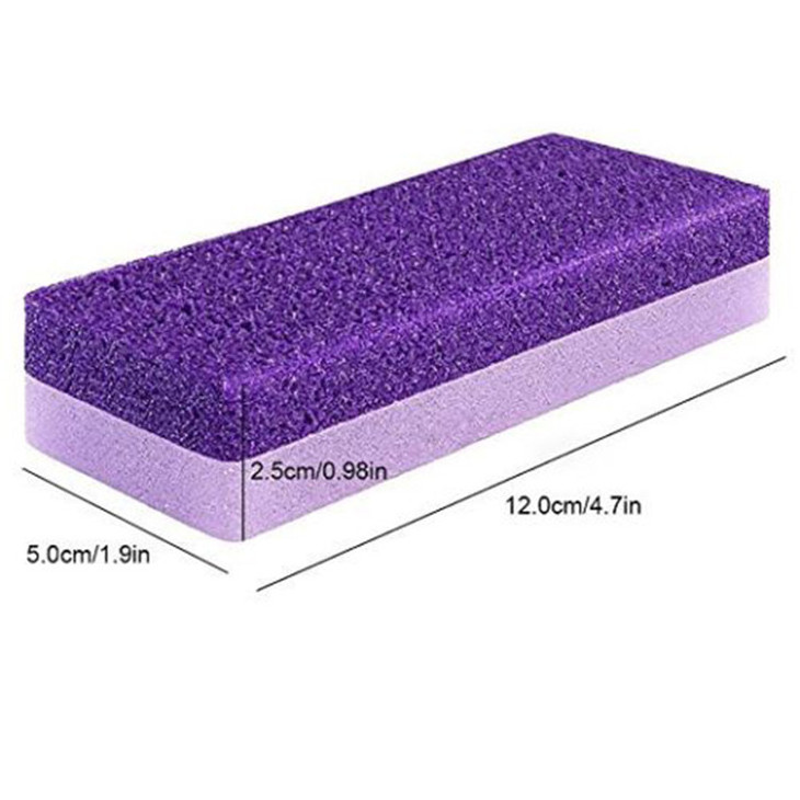 Dual Sided Coarse Pedicure Foot Rubbing Exfoliation Dead Skin Calluses Buffing Pumice Bar