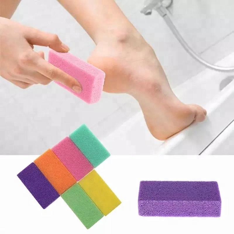 Pumice Stone Easy To Remove Dead Skin Wholesale Disposable 2 in1 Pumice Stone Pad For Foot Scrubber 400pcs/Case