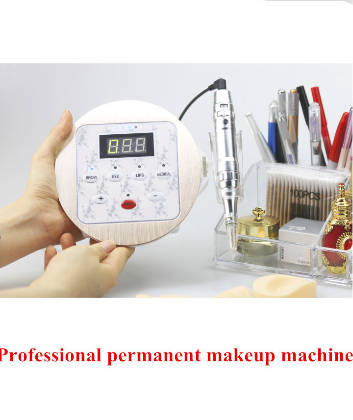 Rotary Microblading Pen Kit Digital Permanent Makeup Machine With Micropigmentation Needles