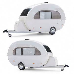 Hot Sell Aluminium Teardrop Small Travel Camper Trailer Door