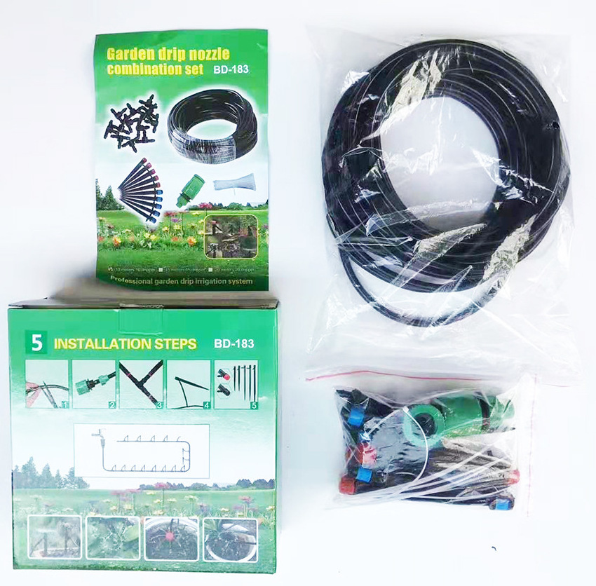 Ideal for cooling patios  gazebos ,pool and play areas Gardening Flower Outdoor System Watering Patio Mist-cooling Kit 33FT