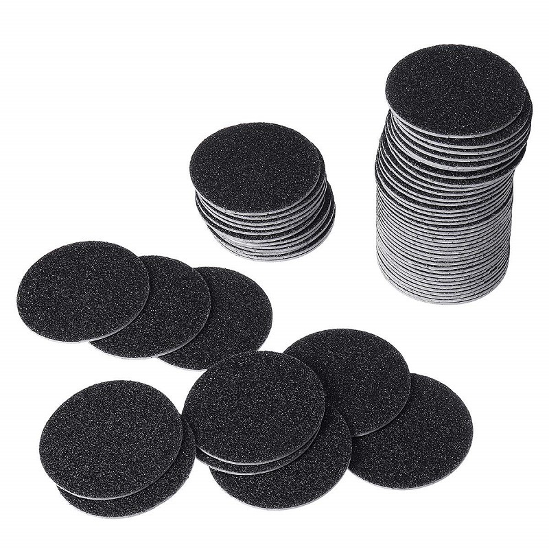 Direct Factory Supply 60pcs Replaceable Round  Disc Abrasive Sanding Sand Paper Foot Callus Remover