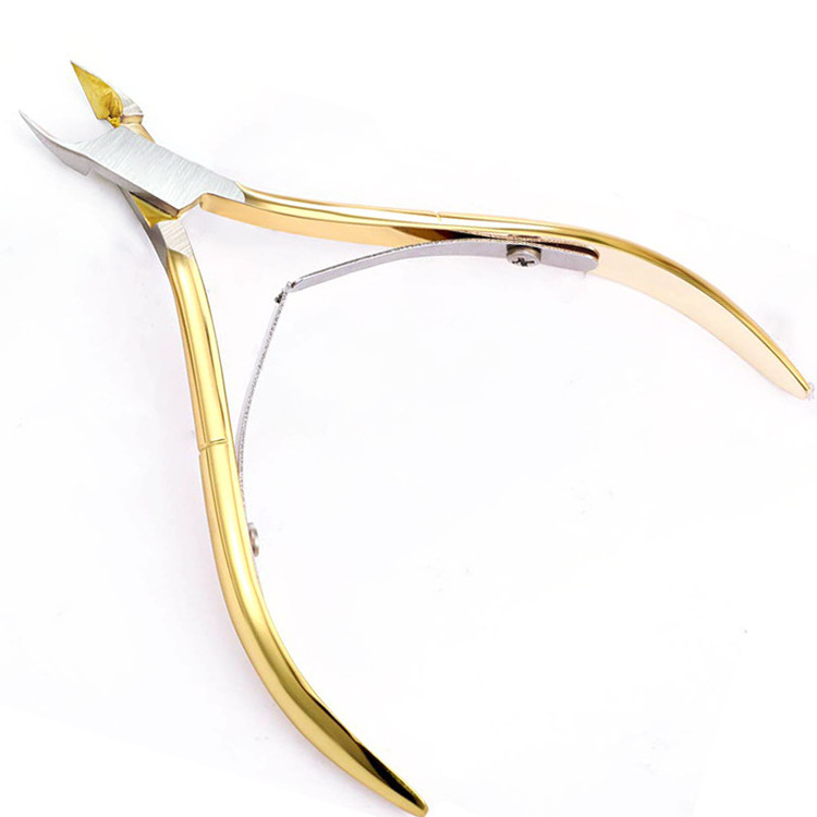 D501 best seller sliver stainless steel  pedicure nail care nail tools nippers cuticle clipper with own logo