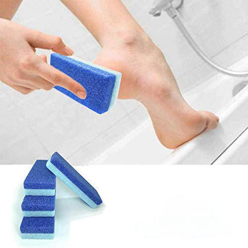 High quality and beautiful two-sided use foot brush pumice stone for feet hard skin callus remove